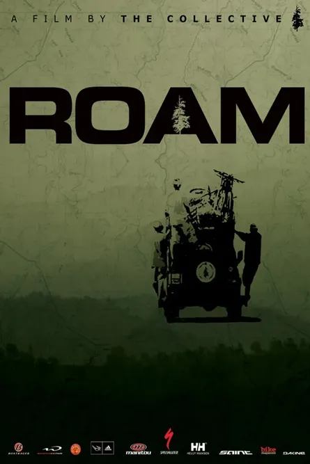 Official poster of the mountain bike film "Roam" by Anthill films