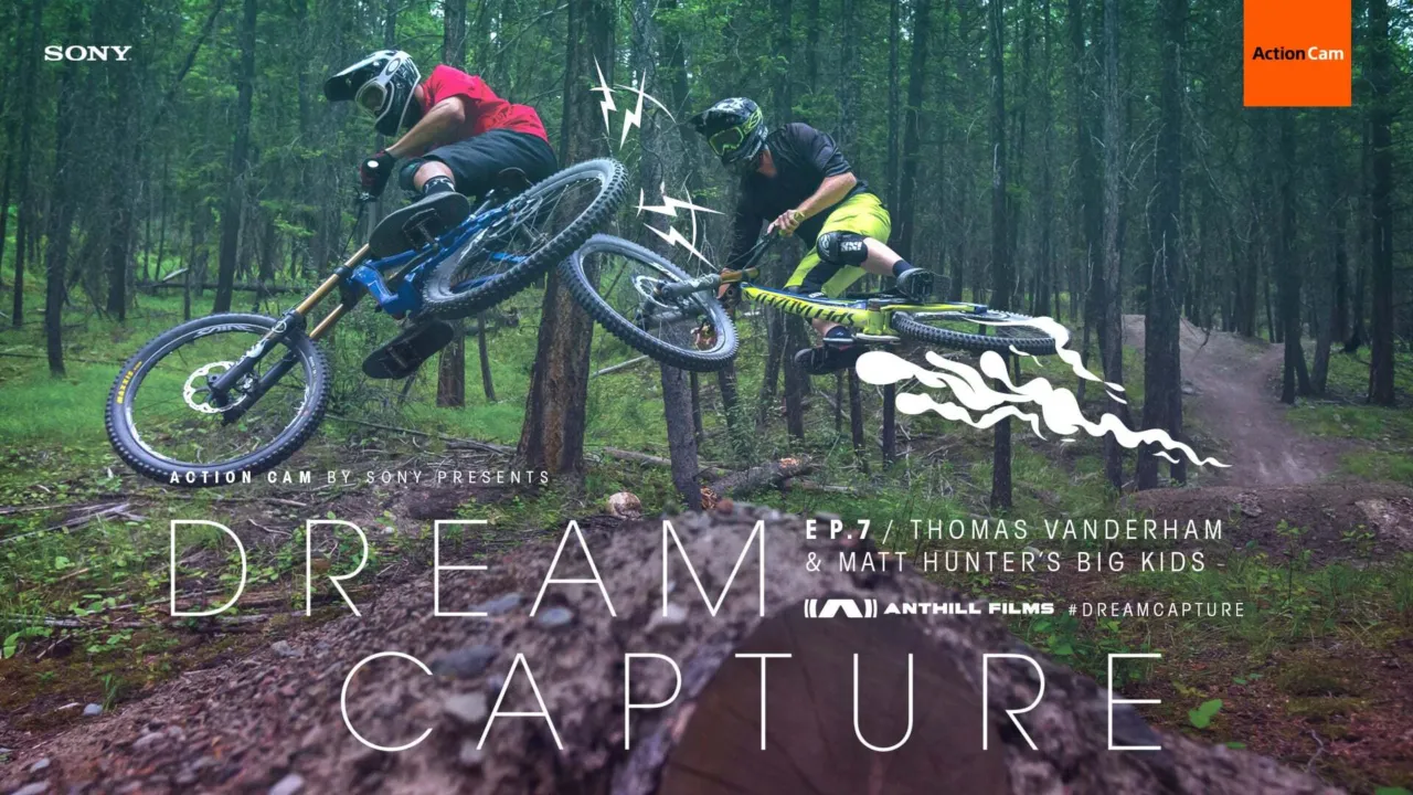 Thomas Vanderham and Matt Hunter whip over the same jump for their Dream Capture film: Big Kids.