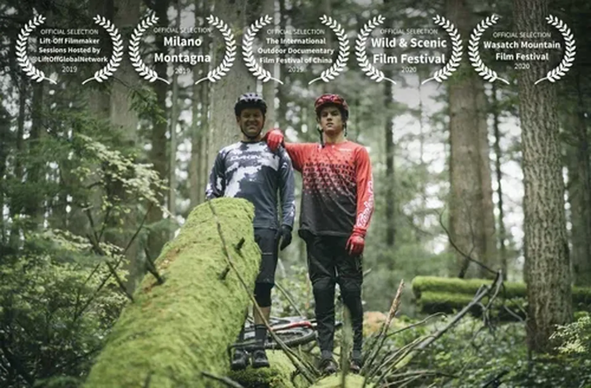 Ethan Shandro with father Andrew Shandro on Vancouver's North Shore, British Columbia